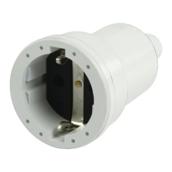 Ac Power Plug Schuko / Type F (cee 7/7) 16 A White, Kopp