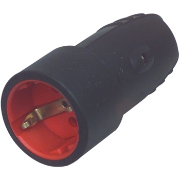 Ac Power Plug Schuko / Type F (cee 7/7) 16 A Black, Kopp