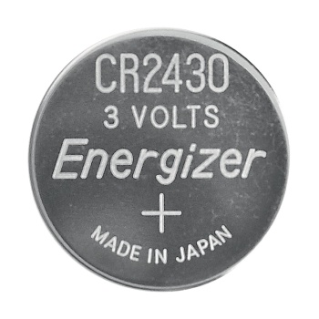 Lithium Button Cell Battery CR2430 | 3 V DC | 320 mAh | 2-Blister | Silver