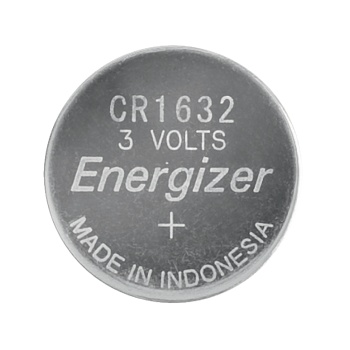 Lithium Button Cell Battery CR1632 | 3 V DC | 130 mAh | Precharged | 1-Blister | Various Devices | Silver