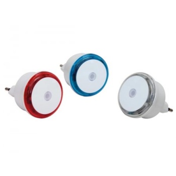 Öölambid 3tk LED punane, sinine, valge 230VAC 0.8W