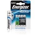 Lithium Battery Aaa | 1.5 V Dc | 1250 Mah | 4-blister | Silver, Energizer