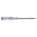 Voltage test screwdriver with indication through neon lamp