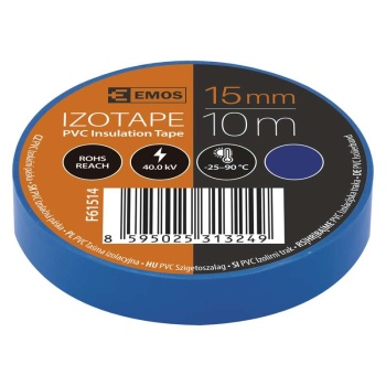 Isolate blue 15mm * 10m