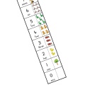 Bee-Bot numbriteekonna matt, kus numbrid on 0-st kuni 20-ni.