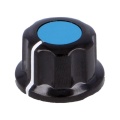 Potentiometer handle cover 19mm Black blue 6,35mm