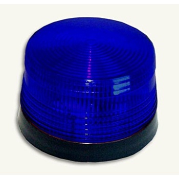 Blue stroboscope 12VDC 73mm LED 60/min