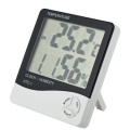 Internal thermometer and hygrometer, clock -5C... + 50C