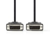 DVI-D dual link video kaabel 5m M/M ferriitidega Must
