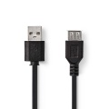 USB 2.0 extension wire 2m Black