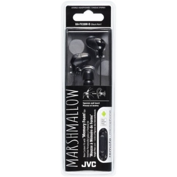 JVC HA-FX38M Маленькие наушники с микрофоном 1м Чёрные