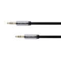 3.5mm stereo plug-3.5mm stereo plug cable 1.8m K&M Black