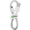 USB A 2.0 штекер - USB-C штекер кабель 0.5м Белый