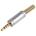 3.5mm A/V 4-pin прямой штекер металлический PRO SIGNAL