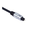 Оптический кабель TOSLINK 1м, premium Чёрный