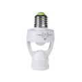 E27 bulb socket with motion and twilight detection