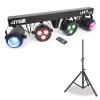 PartyBar 1.7m 1 with 2x LED Par and 2x Jellymoon RGBW