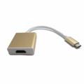 USB-C 3.1 pistik - HDMI pesa üleminek 1080P Hõbe/valge