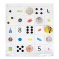 Bee-Bot läbipaistev taskutega matt (4 x 6 ruutu)
