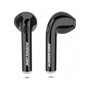 Bluetooth earbuds kõrvaklapid mustad TWS 5.0 Audiocore