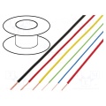 Stranded mounting copper wire 0.35mm2 Cu PVC 60V 1 meter Red