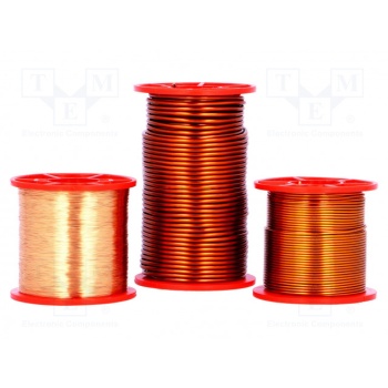 Coil wire; double coated enamelled; 0.2mm; 0,25kg; max.200&d
