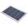Солнечная панель поликристаллическая 10W 18.2V 0.59A 354*251*17mm