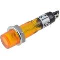Indicator lamp, 12V d=7.5mm h=32.8/5.5mm Orange