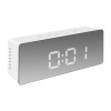 Table clock-alarm clock, thermometer, White 3xAAA