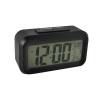 Table clock,calendar and temperature, Black 3xAAA