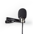 Revääri mikrofon must 50-16000Hz 1.8m juhe 3.5mm pistik