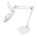 Table lamp with magnifying glass 80-led 15W 5D, 127mm White