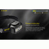 Flashlight on the head 460lm Li-Ion akuga IP66 Black