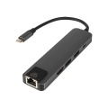USB-C multiport adapter, USB-C, 2xUSB A 3.0, HDMI, RJ45 Giga