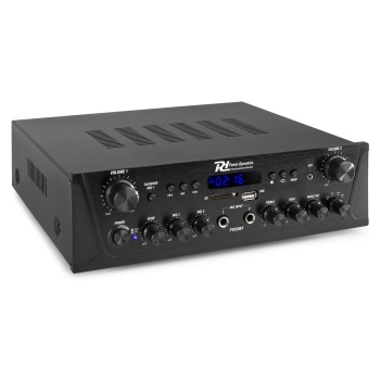 Audio võimendi PV220BT 2*100W FM/BT/SD/USB/RCA Must