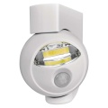 LED COB 3W лампа + датчик движения 3xAA Белый