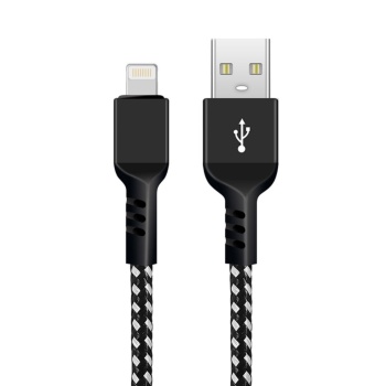 USB A 2.0 - Apple Lightning kaabel 1m fast 5V 2.4A Must