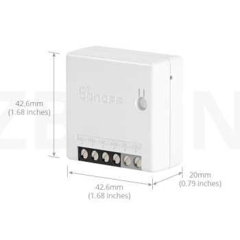 Sonoff mini ZigBee проходной WiFi контроллер для 2-х выключателей Умного Дома c таймером