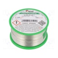 Tin 1mm 250g without lead, SN99.3Cu0.7 2% fluxi