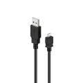 USB-A plug - USB Micro B plug 2.0 cable 1m Black
