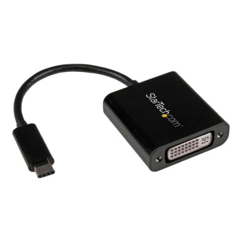 USB-C 3.1 pistik - DVI-I pesa üleminek Must STARTECH