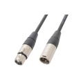 XLR3F-XLR3M DMX cable 120R 3m Black PD CX100-3