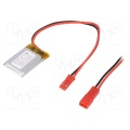 Re-Battery Li-Po 3.7V 190mAh 4x20x30mm with cable