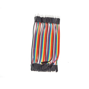 Jumper wires/cable for the breadboard 40pc plug/socket 15cm 2.54mm