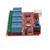 Relee moodul 4 kanalit SPDT 12VDC 250VAC 10A USB