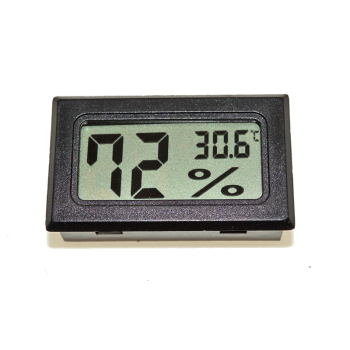 Hügro-termomeeter moodul 47*28mm, must, 10...99%, -50...70C