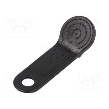 Pellet memory holder in a keychain black