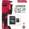 Карта памяти 256GB Micro SD Class10 Kingston Canvas Select Plus