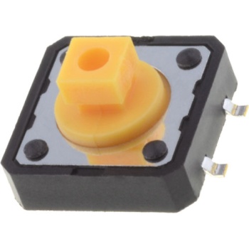 Микро кнопка OFF-(ON) 0.05A/12VDC 12x12mm