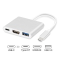 USB-C multiport üleminek adapter, USB-C, HDMI 4K, USB3.0